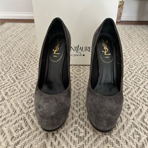 YSL Tribtoo Platform Pump Sz 38.5